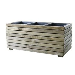 Cerland Horizon Outdoor Rectangular Wooden Planter 90cm -Plants Sale 004017 HD