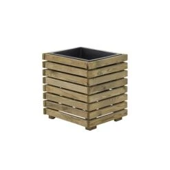 Cerland Horizon Outdoor Square Wooden Planter Tall 40cm -Plants Sale 004032 HD