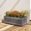 Cerland Geteborg Outdoor Rectangular Wooden Planter 91cm -Plants Sale 004681 AMB HD