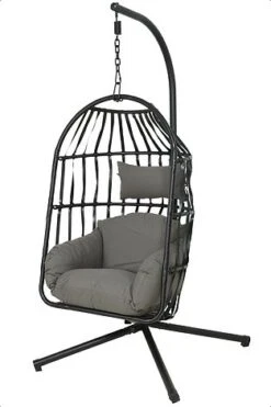 Idooka Rattan Hanging Garden Egg Chair -Plants Sale 0120Main1