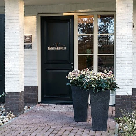 Vase Ella Black H49Cm D26Cm 3 Vase Ella Black H49Cm D26Cm