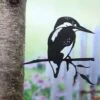 Kingfisher Bird Silhouette Fence / Tree Garden Ornament Steel Bird Decoration -Plants Sale 1308 2