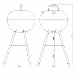 Tramontina Charcoal Grill With Lid 17 Tramontina Charcoal Grill With Lid -Plants Sale 26500009 3