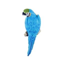 Pair Of Wall Mountable Parrot Bird Garden Ornaments -Plants Sale 3009 PAIR 3