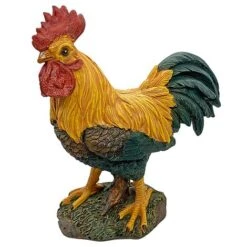 Standing Cockerel Bird Garden Animal Ornament 14 Standing Cockerel Bird Garden Animal Ornament -Plants Sale 3210S 3
