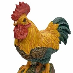 Standing Cockerel Bird Garden Animal Ornament 15 Standing Cockerel Bird Garden Animal Ornament -Plants Sale 3210S 4