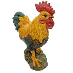 Standing Cockerel Bird Garden Animal Ornament 19 Standing Cockerel Bird Garden Animal Ornament -Plants Sale 3210S 8
