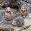 3 Hedgehog Garden Animal Ornaments Outdoor Wildlife Statues -Plants Sale 3440 1