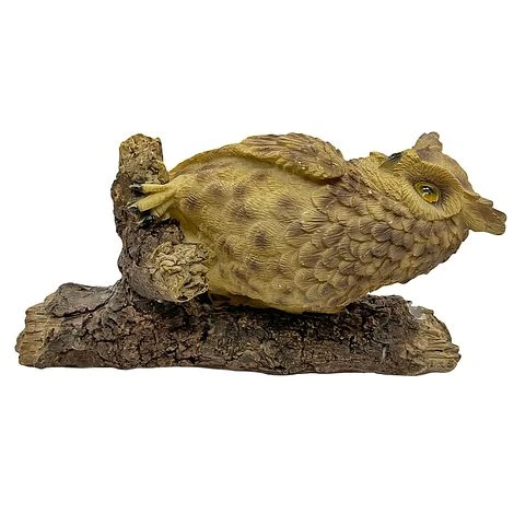 Wall Mountable Eagle Owl Bird On A Branch Garden Ornament 8 Wall Mountable Eagle Owl Bird On A Branch Garden Ornament - Image 6