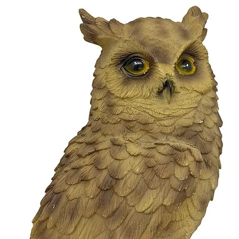 Wall Mountable Eagle Owl Bird On A Branch Garden Ornament 9 Wall Mountable Eagle Owl Bird On A Branch Garden Ornament - Image 7