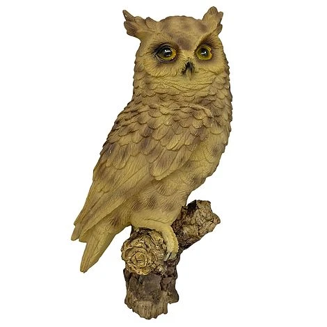 Wall Mountable Eagle Owl Bird On A Branch Garden Ornament 3 Wall Mountable Eagle Owl Bird On A Branch Garden Ornament