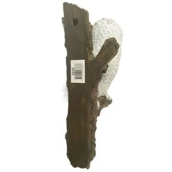 Wall Mountable Snowy Owl Bird On A Branch Garden Ornament -Plants Sale 3445 SNOW 3