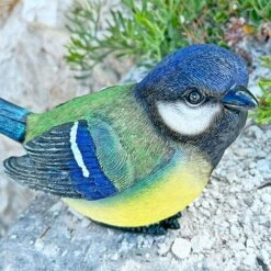 Large Blue Tit Bird Garden Ornament 12 Large Blue Tit Bird Garden Ornament -Plants Sale 3663L 4
