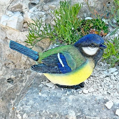Large Blue Tit Bird Garden Ornament 6 Large Blue Tit Bird Garden Ornament - Image 4