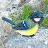 Large Blue Tit Bird Garden Ornament -Plants Sale 3663L 7