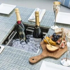 Maze Rattan Oxford Corner Dining Set With Ice Bucket & Rising Dining Table -Plants Sale 401760 9