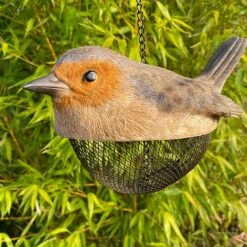 Robin Shaped Bird Feeder Hanging Garden Ornament 11 Robin Shaped Bird Feeder Hanging Garden Ornament -Plants Sale 530967 000 707 2
