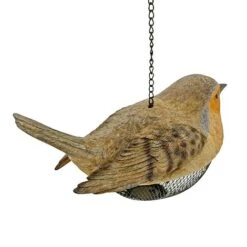 Robin Shaped Bird Feeder Hanging Garden Ornament 13 Robin Shaped Bird Feeder Hanging Garden Ornament -Plants Sale 530967 000 707 4