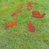 5 Metal Insect Garden Stake Ornaments 1 5 Metal Insect Garden Stake Ornaments -Plants Sale 562414000712