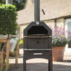 La Hacienda Napoli Multi-Function 4 In 1 Pizza Oven, Outdoor Oven, BBQ & Smoker -Plants Sale 56336 4