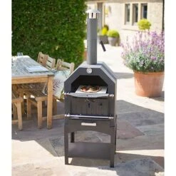 La Hacienda Napoli Multi-Function 4 In 1 Pizza Oven, Outdoor Oven, BBQ & Smoker -Plants Sale 56366 1