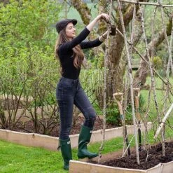 Head Gardener Hat (Black Pinstripe) 10 Head Gardener Hat (Black Pinstripe) -Plants Sale 784611Z