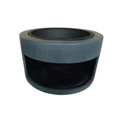 Firebowl & Round Console Granite H32Cm D58Cm