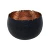Hammered Bowl Black/Copper 19Cm