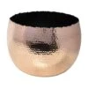 Hammered Bowl Copper/Black 30Cm 2 Hammered Bowl Copper/Black 30Cm -Plants Sale AC30C copy