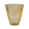 Amber Ribbed Vase H24.5Cm W21.5Cm -Plants Sale ARV21