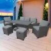 Rowlinson Garden Albany Rattan Sofa Dining Set 7 Seat Grey -Plants Sale Albany20720seat20lifestyle20copy20grey20copy20light