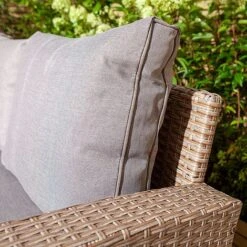 Rowlinson Garden Deluxe Rattan Corner Sofa Dining Set 8 Seat Oatmeal 21 Rowlinson Garden Deluxe Rattan Corner Sofa Dining Set 8 Seat Oatmeal -Plants Sale AlbanyCornerset Wheat 05