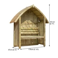 Waltons Wooden Arch Top Garden Pressure Treated Arbour Seat 15 Waltons Wooden Arch Top Garden Pressure Treated Arbour Seat -Plants Sale Arch20Top20Arbour20Seat20 20ESDXL21PT03520Spec20300dpi