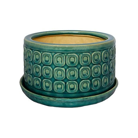 Bonsai Planter Teal D20Cm 3 Bonsai Planter Teal D20Cm