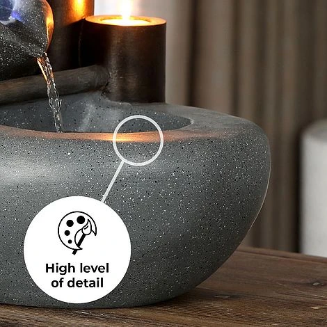 Cascading Bowls LED Garden Water Feature 6 Cascading Bowls LED Garden Water Feature - Image 4