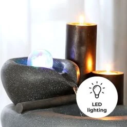 Cascading Bowls LED Garden Water Feature 11 Cascading Bowls LED Garden Water Feature -Plants Sale Bowl edit4