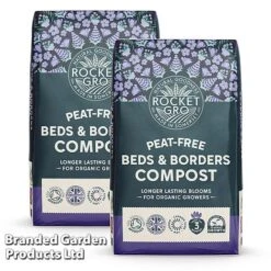 RocketGro Peat Free Beds & Borders Compost -Plants Sale COMP BEDSBO50L S46320