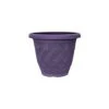 Woven Blossom Planter 41cm Brushed Wood Effect Violet -Plants Sale CTBP16BWV