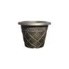 Tuscany Planter Roman Round 45cm Black Bronze Effect -Plants Sale CTTR46BB