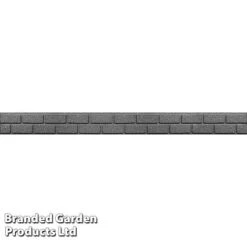 Ultra-Curve EZ Border Edging- Small Brick 9 Ultra-Curve EZ Border Edging- Small Brick -Plants Sale CURV BRICKGREY S48175