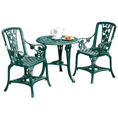 Three-Piece Rose Armchair Bistro Set - Verdi 4 Three-Piece Rose Armchair Bistro Set - Verdi - Image 2