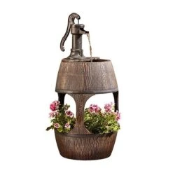 Barrel Fountain Planter -Plants Sale D7649 Barrel Fountain Planter LS CO 1 2000px
