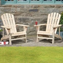 Wooden Adirondack Chair -Plants Sale D8637 IS 1