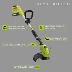 Garden Gear 20V Cordless Lithium-ion Grass Trimmer -Plants Sale D9531 Garden Gear 20V Grass Trimmer 2000x2000 ANN