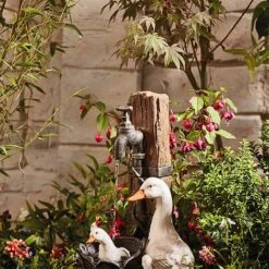 Duck Fountain -Plants Sale D9662 1000x1000 LS