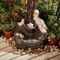 Duck Fountain -Plants Sale D9662 1000x1000 LS 2