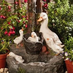 Duck Fountain -Plants Sale D9662 1000x1000 LS 3