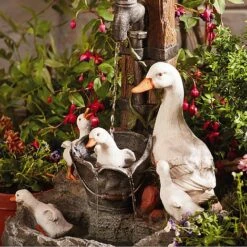 Duck Fountain -Plants Sale D9662 1000x1000 LS 4