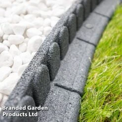 Lawnmower Friendly Flexi-Edge Border - Grey -Plants Sale EDGE MOWERGREY S48182