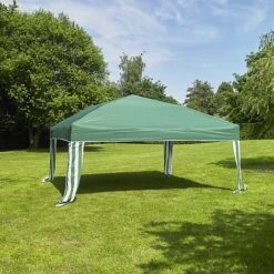 Pop Up Garden Gazebo Party Tent 3m X 3m Green 10 Pop Up Garden Gazebo Party Tent 3m X 3m Green -Plants Sale FSGPRO LS2